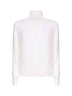 White virgin wool turtleneck sweater