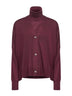 Burgundy virgin wool knit twin set