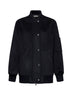 Grey cloth Bari bomber jacket