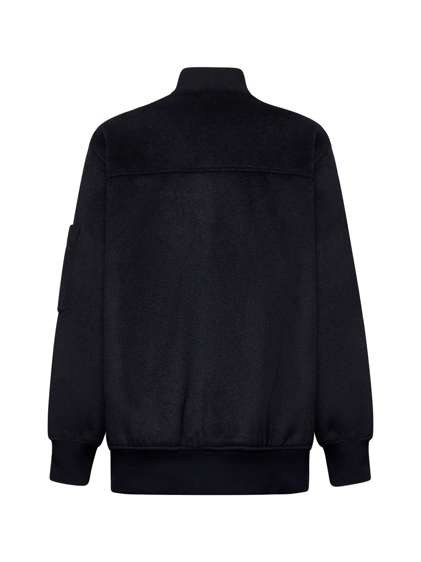 Grey cloth Bari bomber jacket