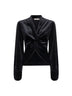 Casacca Berik in velluto stretch nero