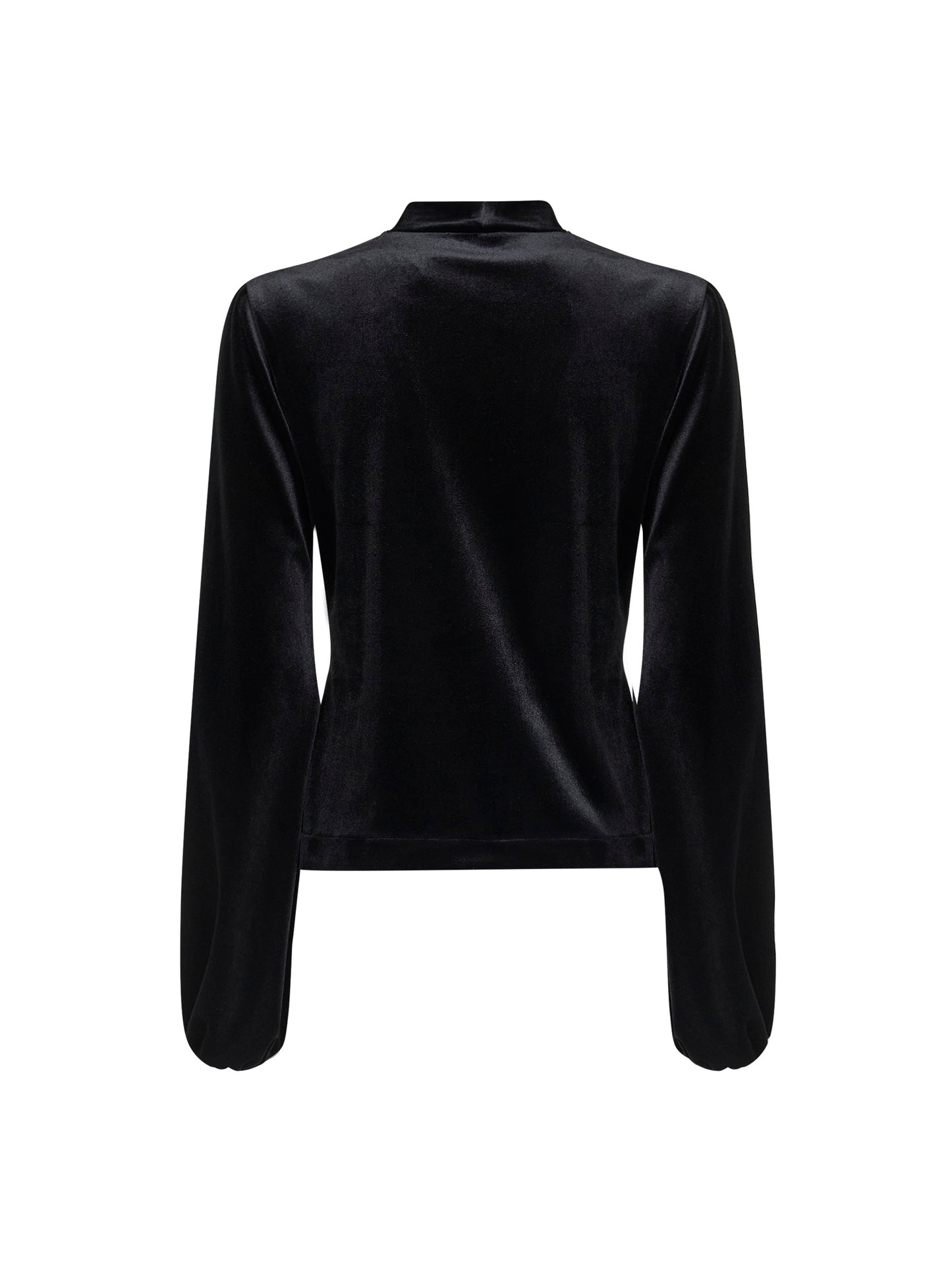 Casacca Berik in velluto stretch nero