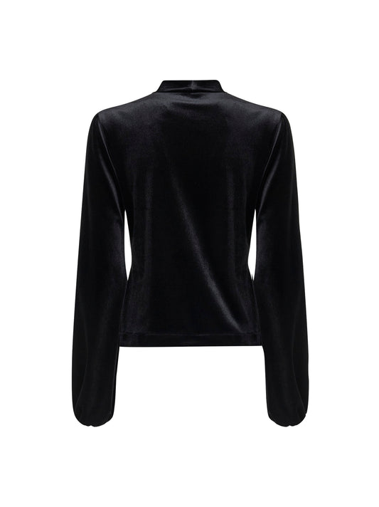 Casacca Berik in velluto stretch nero