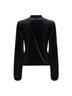 Casacca Berik in velluto stretch nero