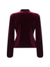 Casacca Berik in velluto stretch bordeaux
