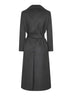 Anthracite wool blend Calistea wrap coat