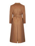 Cappotto a vestaglia Calistea in misto lana cammello