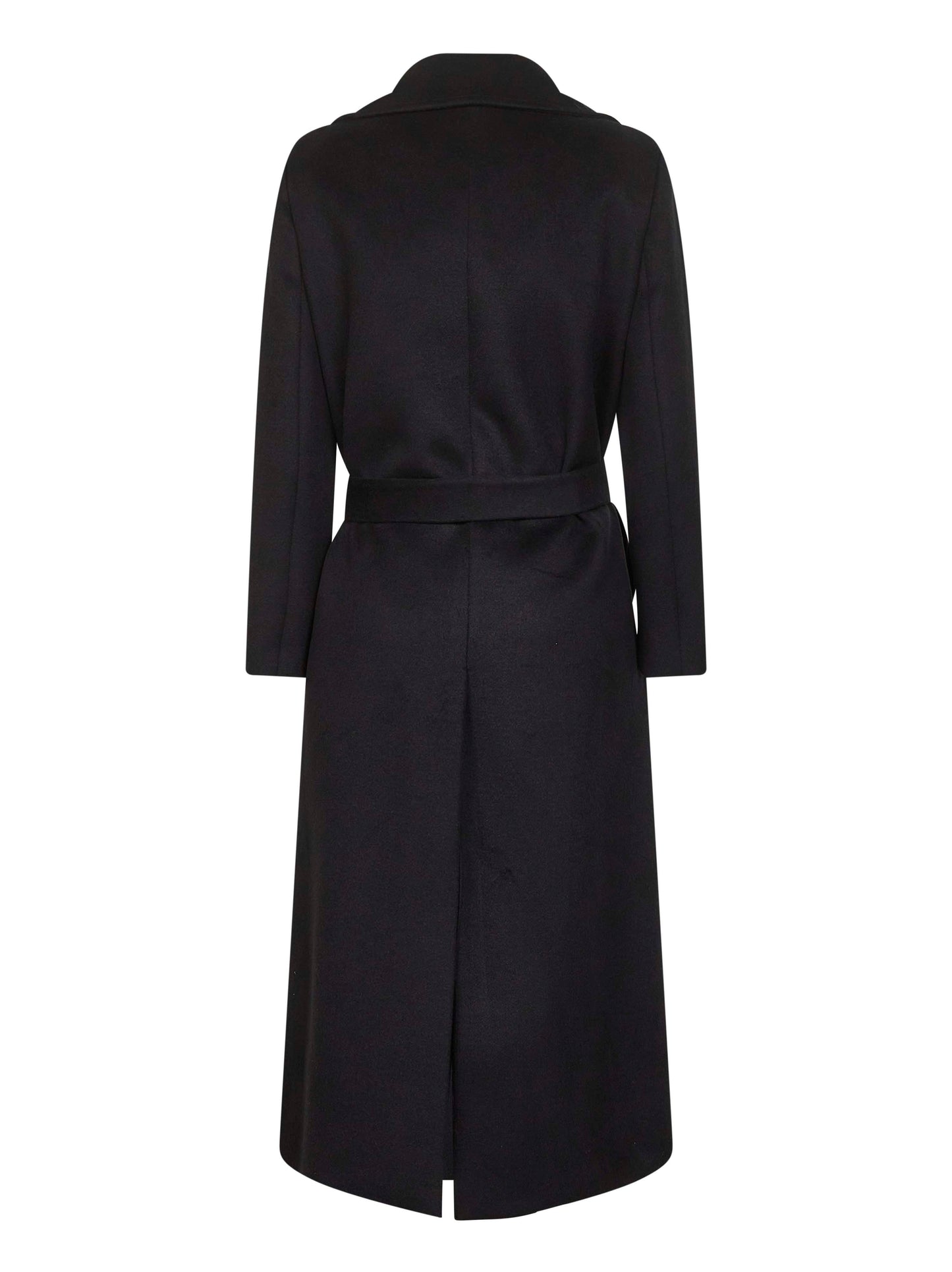 Cappotto a vestaglia Calistea in misto lana onice