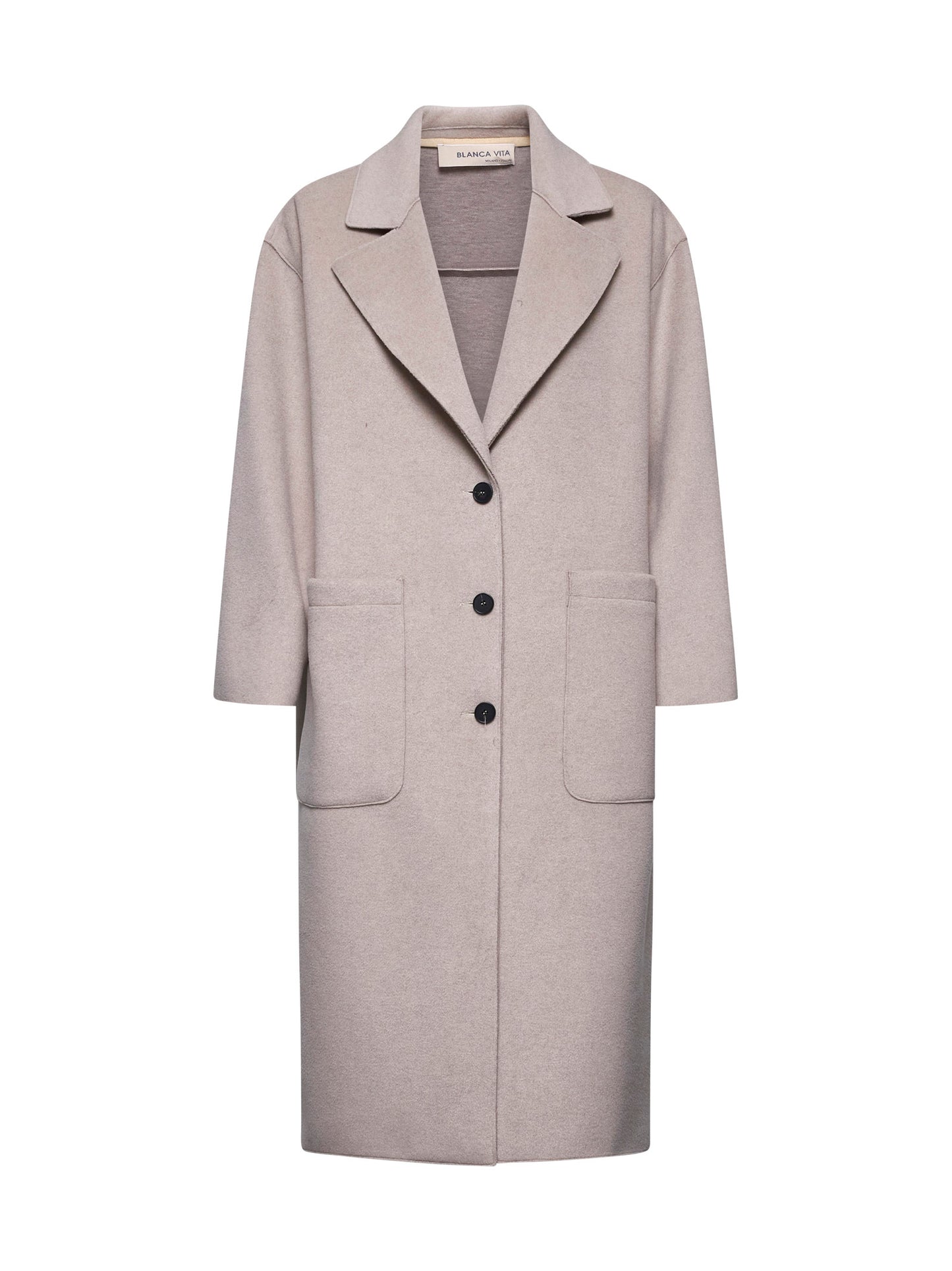Beige double jersey Celtis coat