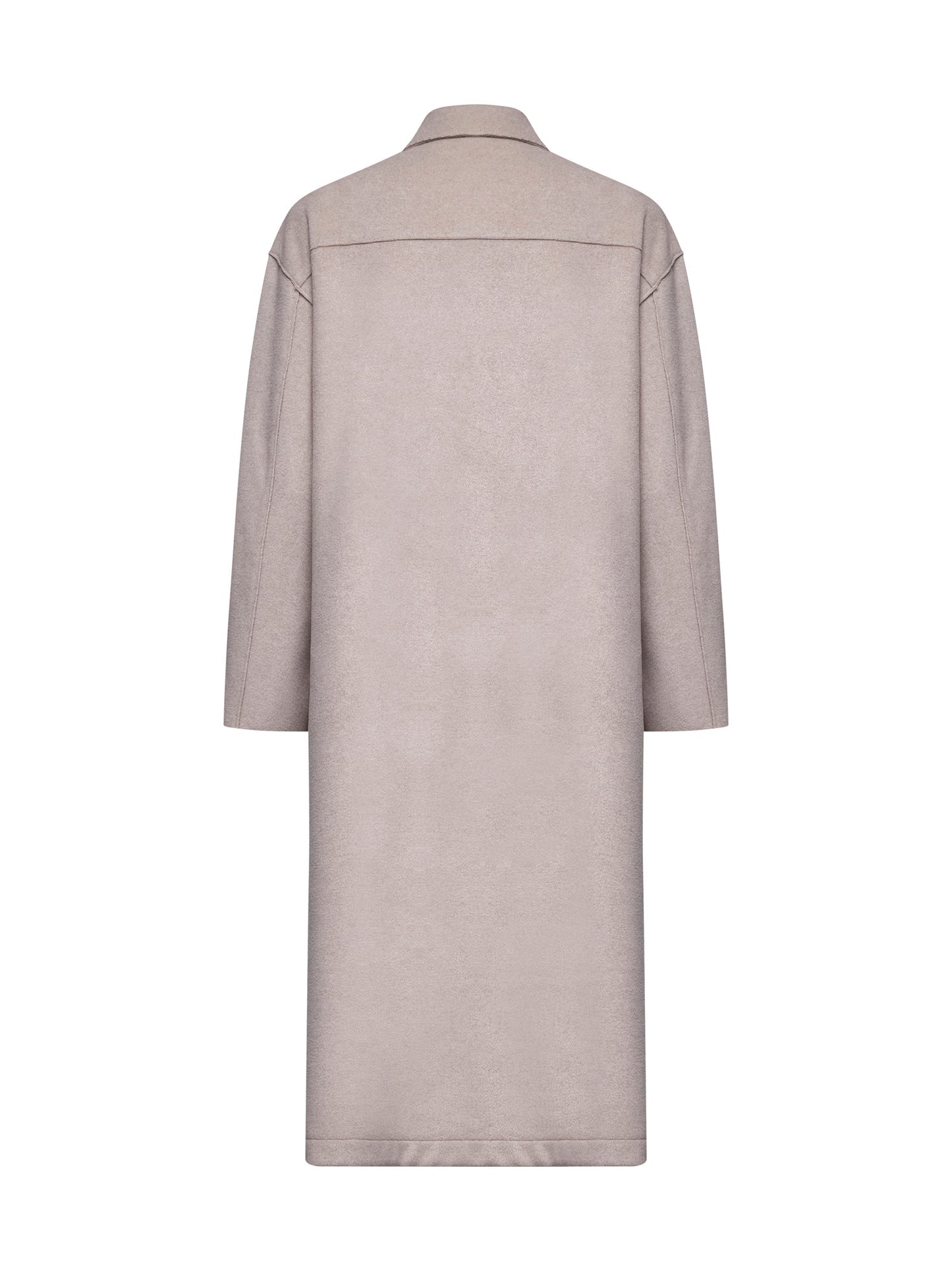 Beige double jersey Celtis coat