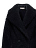 Black Chary short teddy coat