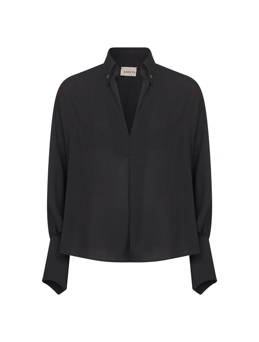 Onyx georgette Ciza blouse