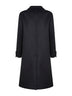 Cappotto monopetto Clojy in misto lana nera