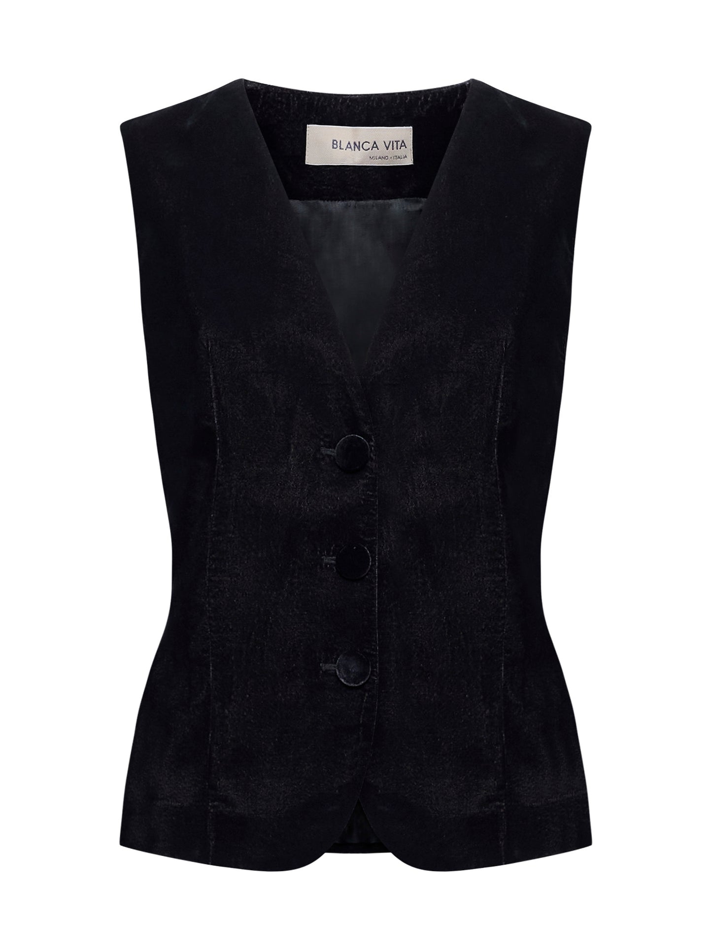 Gilet Galky in velluto grigio