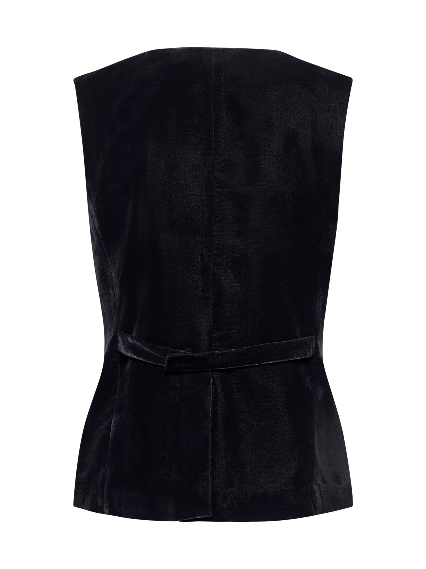 Gilet Galky in velluto grigio