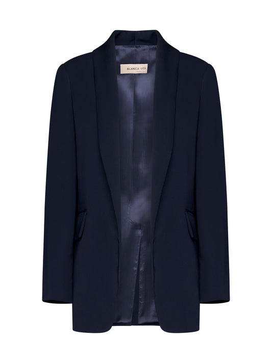 Blue cady Gesne blazer