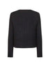 Onyx lamé bouclé Glinda jacket