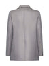 Taupe gabardine Gloxy double-breasted blazer