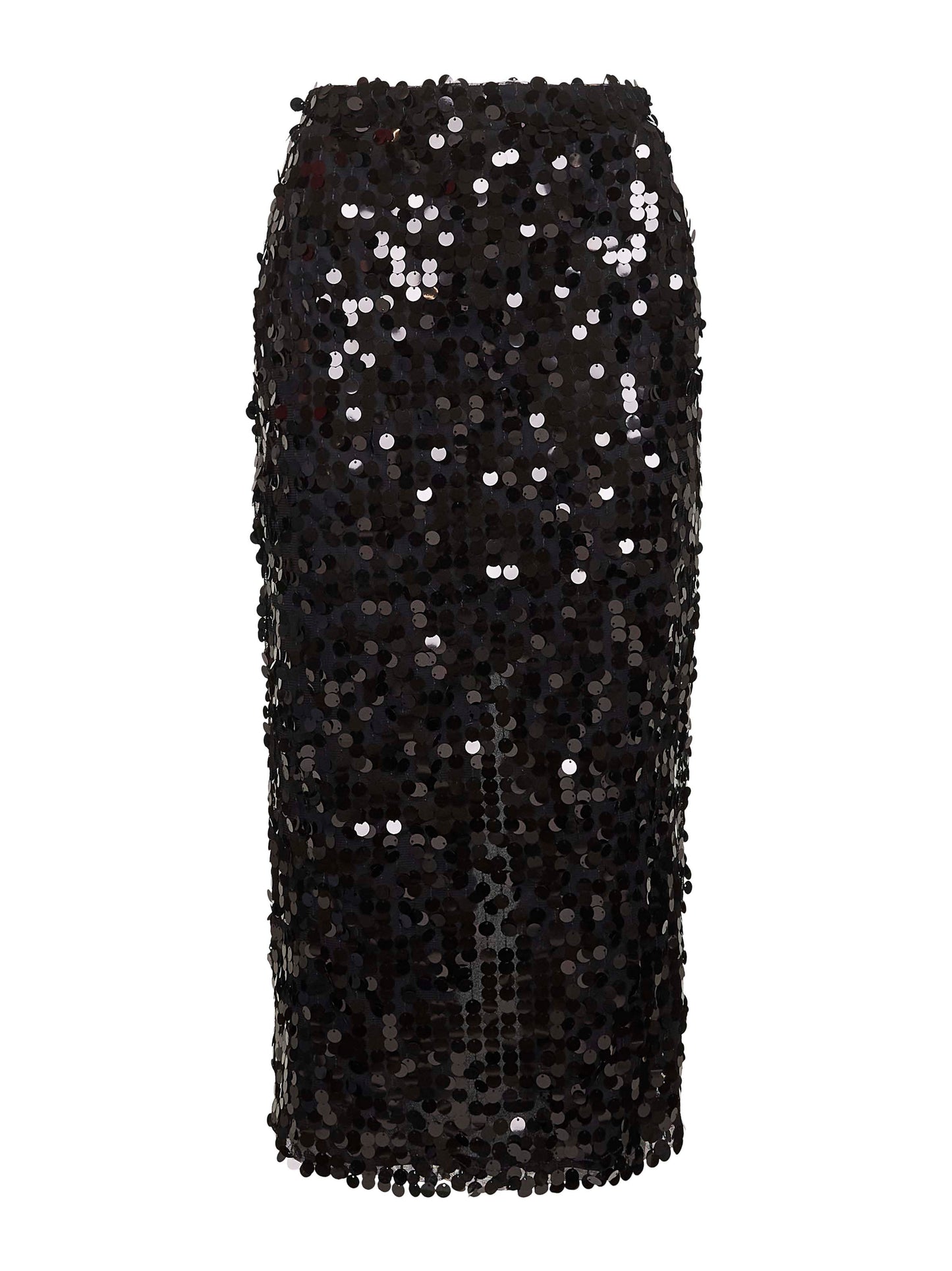 Gonna midi a matita Gralis in paillettes onice