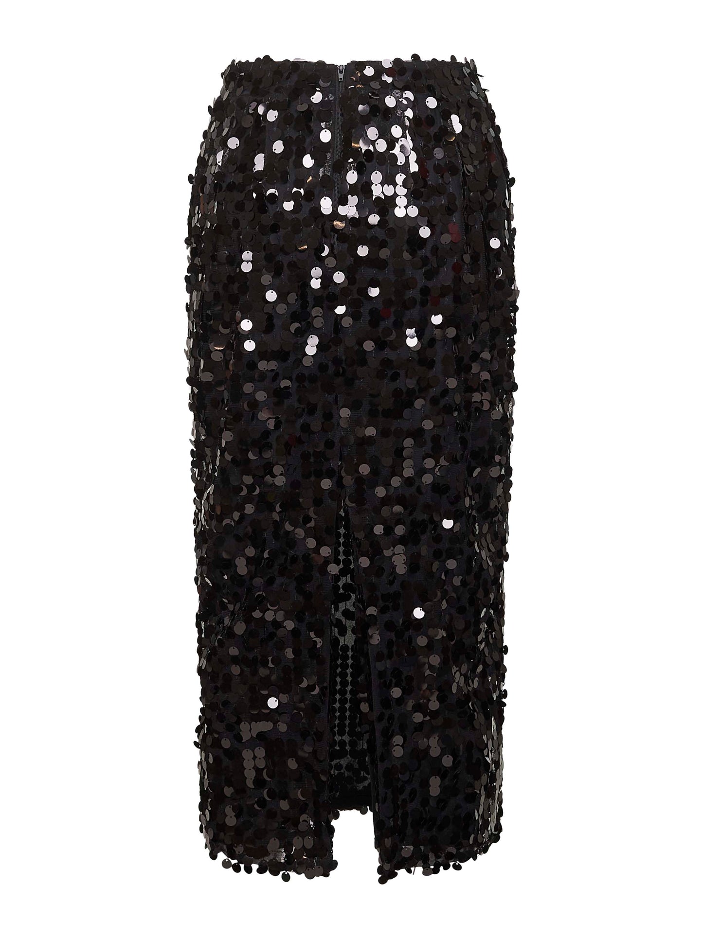 Gonna midi a matita Gralis in paillettes onice