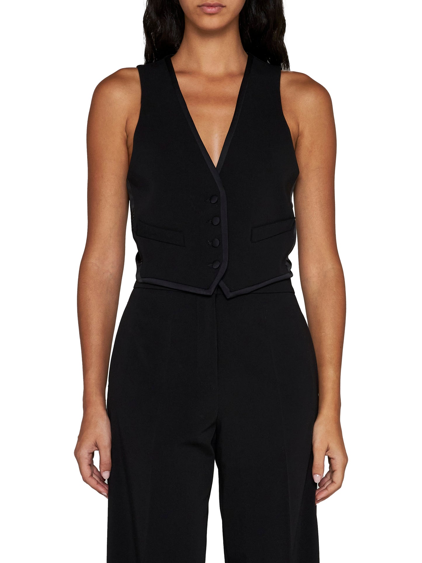 Gymnoca viscose-blend waistcoat