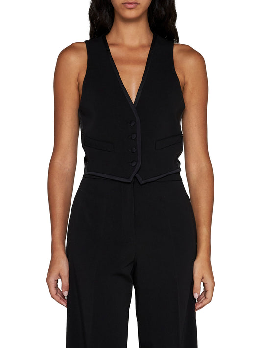 Gymnoca viscose-blend waistcoat
