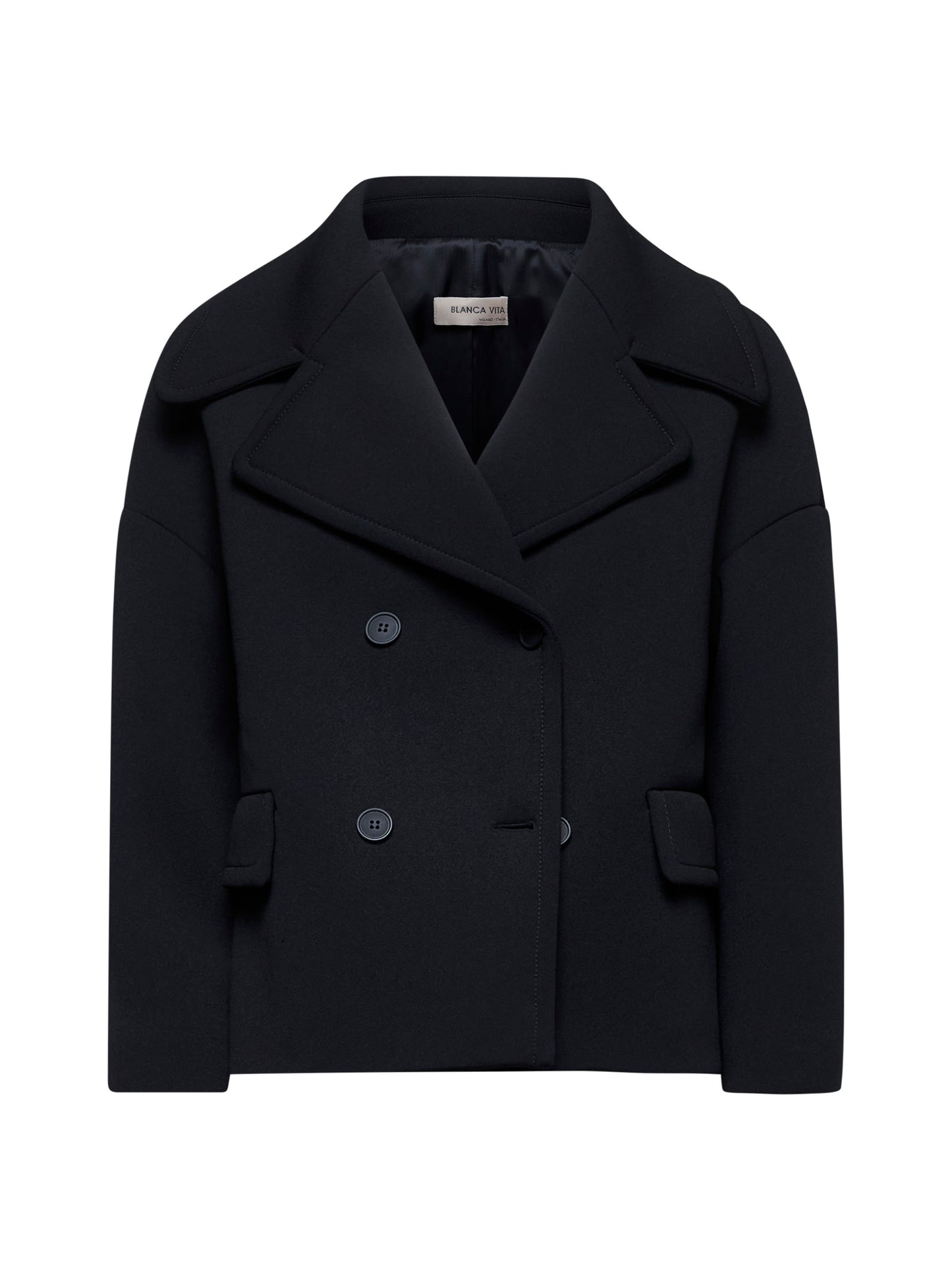 Black Pelsy peacoat