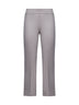Pantaloni a trombetta Pioppo in jersey stretch beige<BR/>