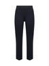 Pantaloni a trombetta Pioppo in jersey stretch blu