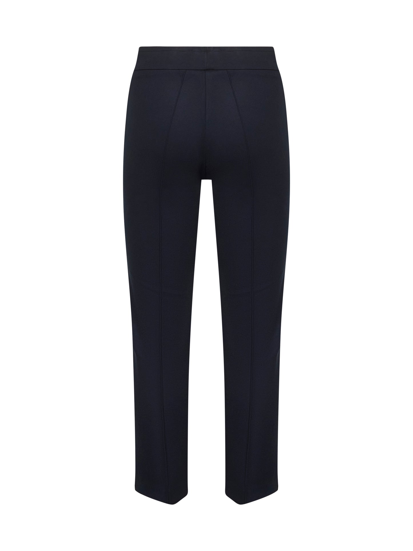 Pantaloni a trombetta Pioppo in jersey stretch blu