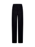 Pantaloni palazzo Pleio in gabardina grigia
