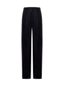 Pantaloni palazzo Pleio in gabardina grigia