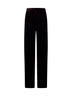 Pantaloni palazzo Pleio in gabardina bordeaux