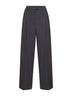 Anthracite stretch canvas Pulsa one-pleat trousers