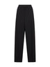 Onyx stretch canvas Pulsa one-pleat trousers