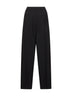 Onyx stretch canvas Pulsa one-pleat trousers