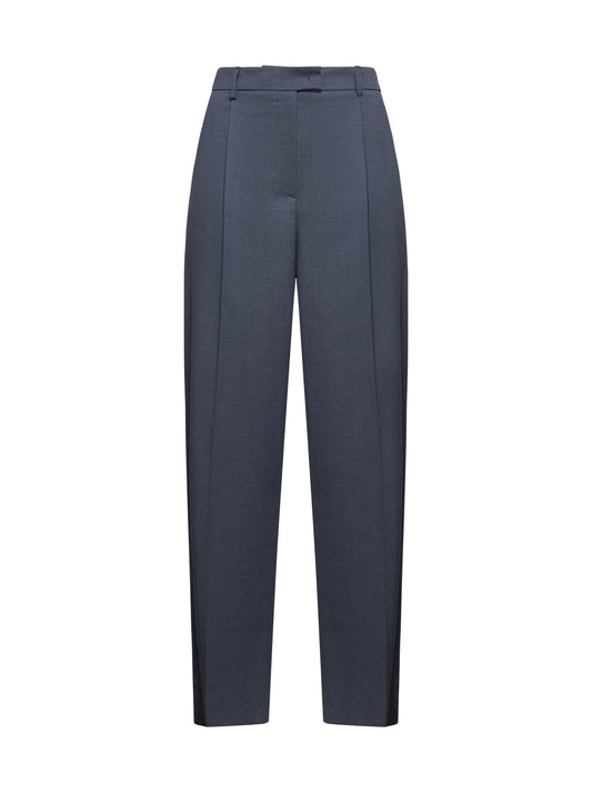 Pantaloni Pulsa in gabardina grigia