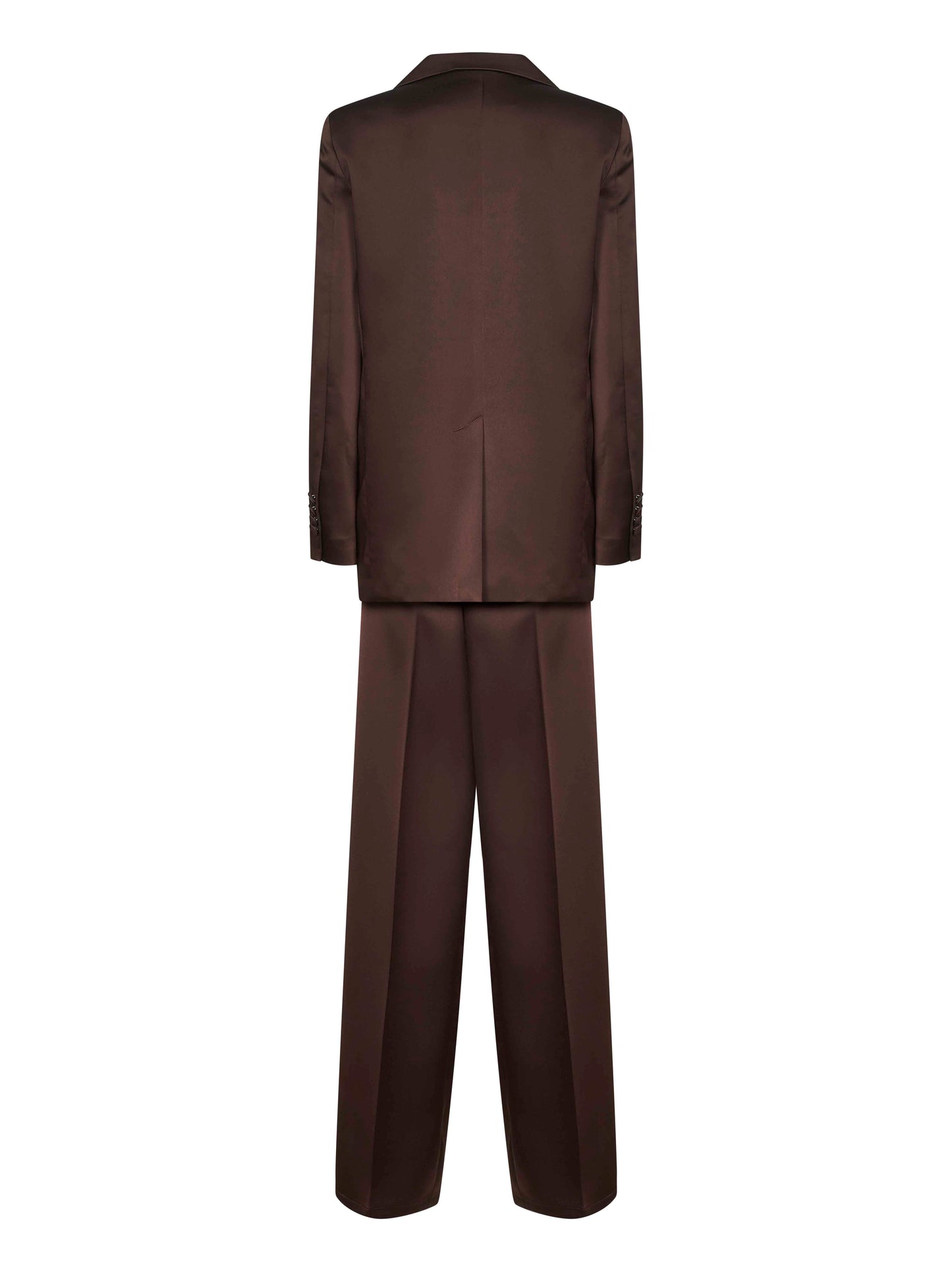 Coffee satin Telvera suit