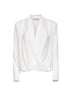 White georgette Tidus blouse