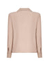 Blusa Toles in misto seta beige
