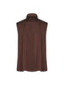 Coffee satin Topina top