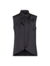 Midnight blue satin Topina top