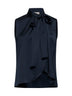 Black satin Topina top