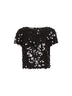 Onyx sequins Tuvin cropped top