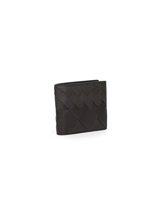 Fondant Intrecciato Bi-fold wallet