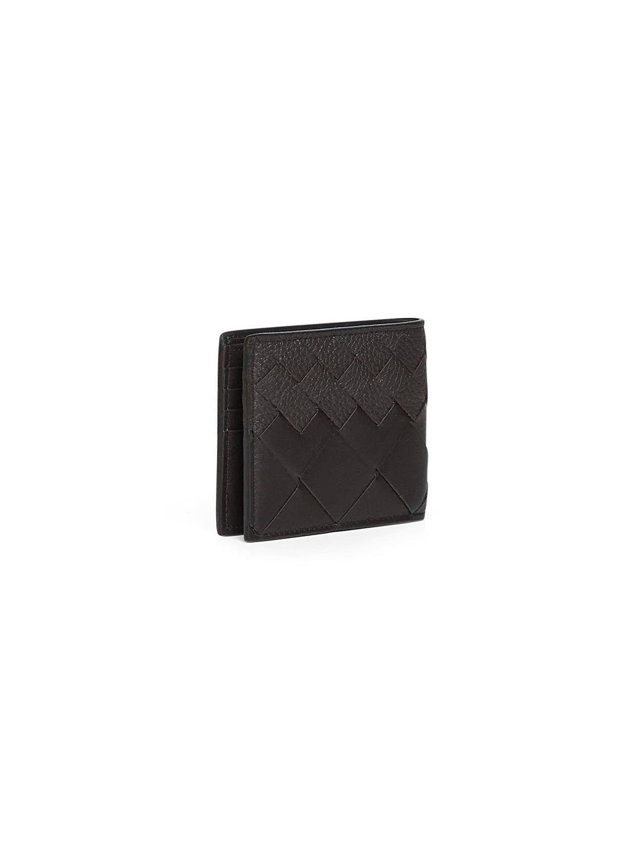 Fondant Intrecciato Bi-fold wallet