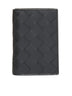 Intrecciato Card Holder with Flap