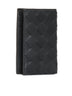 Intrecciato Card Holder with Flap