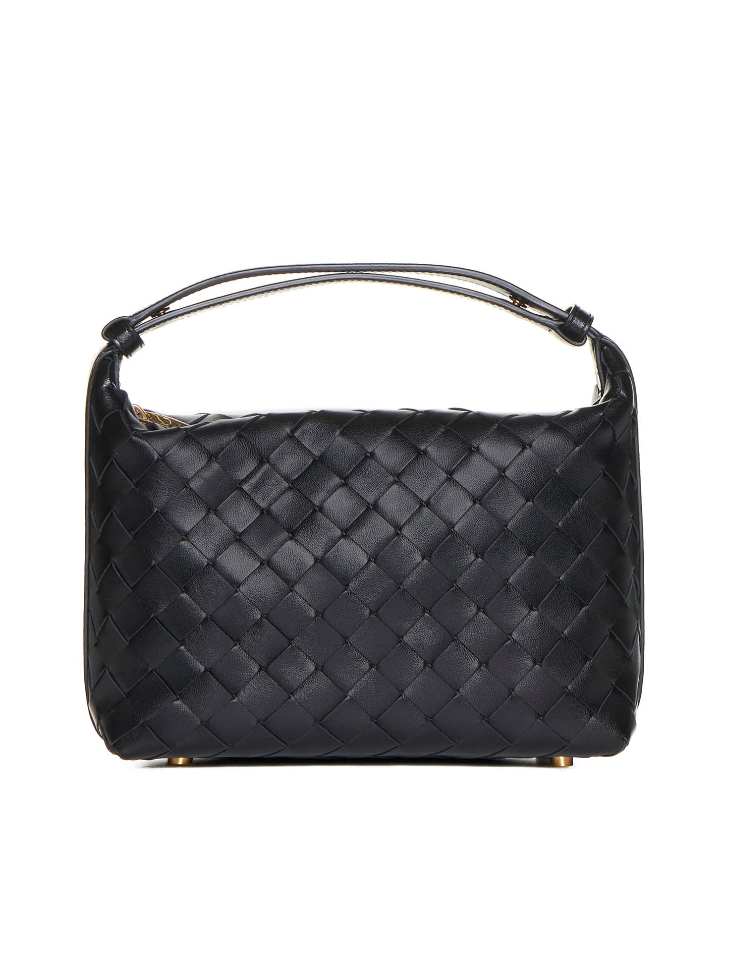 Bottega Veneta Wallace Bag in Black Leather