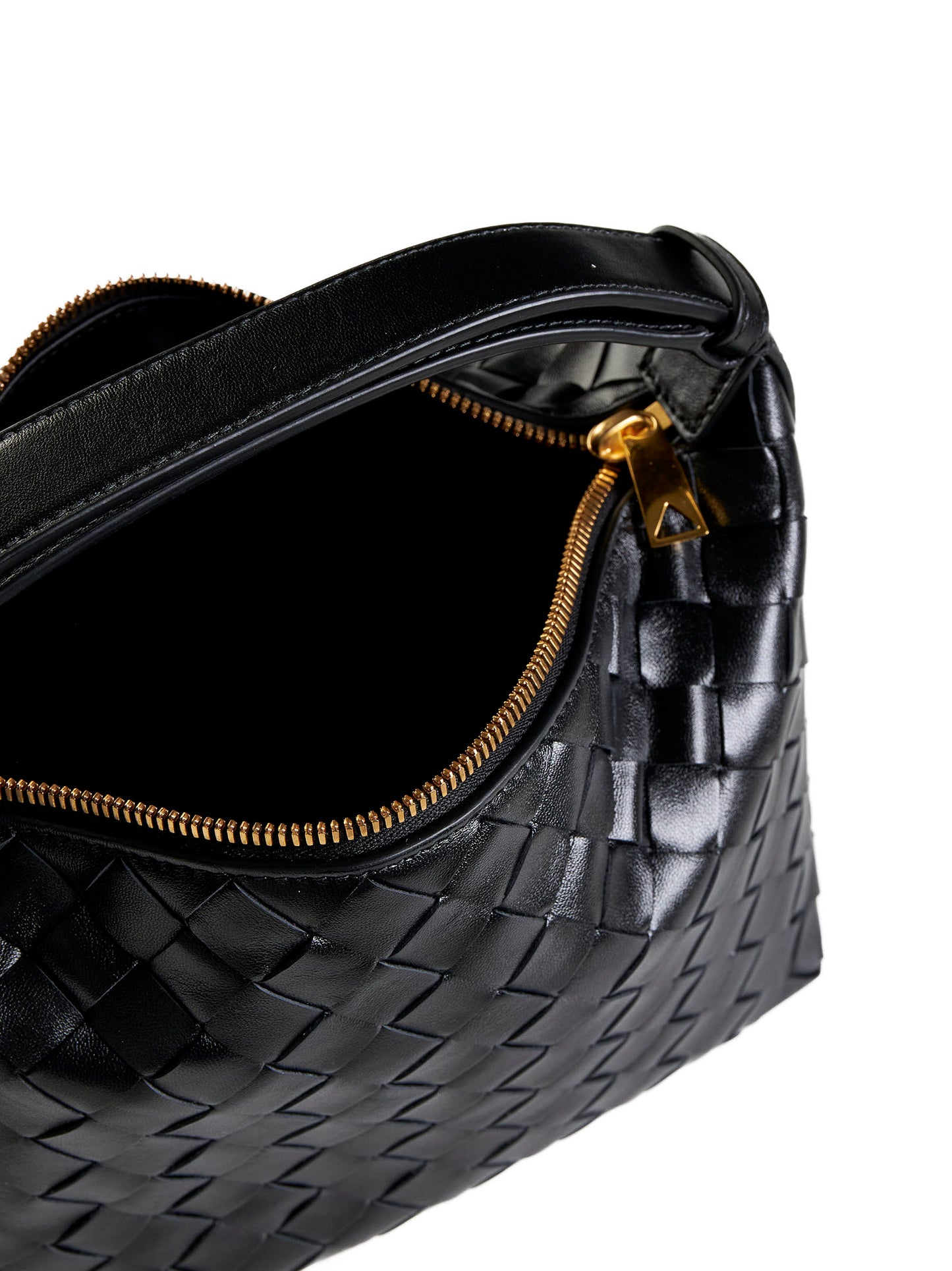 Bottega Veneta Wallace Bag in Black Leather